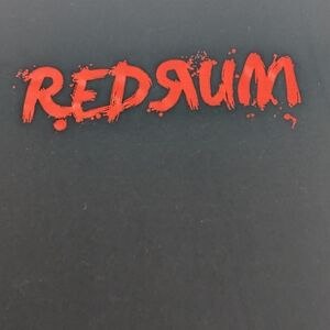 REDRUM MURDER Classic Tee From Stephen King's Book/Movie The Shining XL.